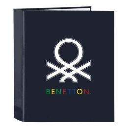 Carpeta de anillas Benetton Sixties Azul marino A4 (27 x 33 x 6 cm) Precio: 5.89000049. SKU: S4308077
