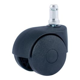 Rueda espiga lisa anilla ø50mm (rueda) polipropileno negro cr39478 afo Rueda espiga lisa anilla ø50mm (rueda) polipropileno negro cr39478 afo