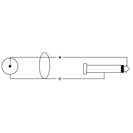 Cordial Cable De Audio Doble Jack Mono/Rca 6 M