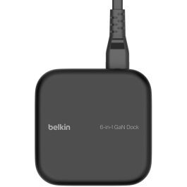 Belkin INC018vfBK Docking Station USB-C 6-en-1 Core GaN con HDMI 4K, 2x USB-A, PD 96W y Ethernet para portátil Precio: 187.50000038. SKU: B12DEESEH6