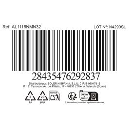 Inde - Set de 3 boles, colección Ischia, Red Opal, negro, 15.8 cm x 5.2 cm cada uno, 250 g, cerámica (4 Cajas)