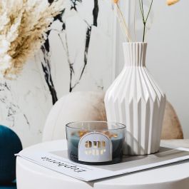 The Concept Factory Kit Hacer Vela Piedras Doradas Colección Bougie Material Vidrio Cristal Máquina