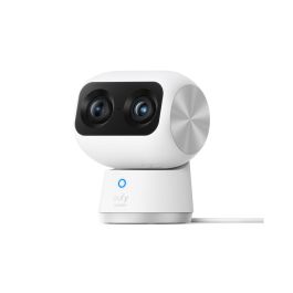 Eufy S350 Cámara de Seguridad IP Interior 4K UHD Doble Cámara 360° Giro e Inclinación Zoom 8x Visión Nocturna Detección IA