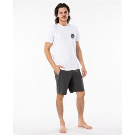Camiseta de Manga Corta Hombre Rip Curl CTEST9-1000 Blanco (S)
