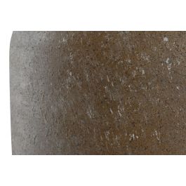 DKD Home Decor Jarrón Vintage Metal Marrón 29x41x29 cm Set de 4 Unidades