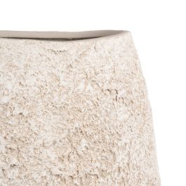 Jarrón Blanco Rústico Cerámica 32 X 15 X 40 cm