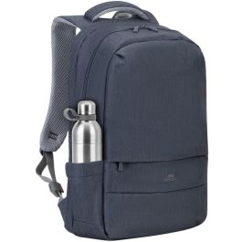 Rivacase 7567 Mochila Portátil 17.3 Pulgadas Prater - Protección Antirrobo, Carga USB, Gris Oscuro
