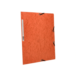 Q-connect Carpeta KF02170 Gomas Cartón Simil-Prespan Solapas 320x243 mm Naranja