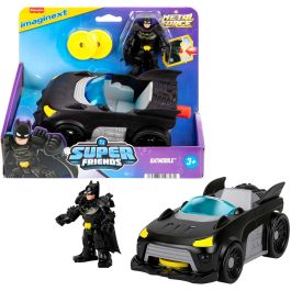 Fisher-Price Figura Batman Dc Metal Force C/Coche Jfj68 Imaginext