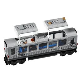 LEGO 76321 Spider-Man Vs Doc Ock: Tren Subterráneo Marvel, set de construcción con 4 minifiguras, para niños +9 años