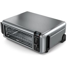 Ninja SP101EU Minihorno de Sobremesa 8 en 1 con Tecnología Digital Crisp, Ahorro Espacio