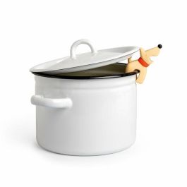 OTOTO OT931 Porta Cucharas y Guarda Tapas Buddy Sandstone de Silicona Multicolor Fácil de Limpiar y Apto para Lavavajillas