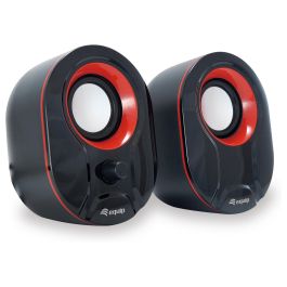 Equip Altavoces Estéreo 2.0 245332 Negro, 6W RMS, Sonido Potente, USB y Jack 3.5mm para PC, Portátil, MP3 Precio: 13.50000025. SKU: B1B2BE5EBD