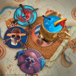 Cinereplicas Set de 4 Posavasos One Piece