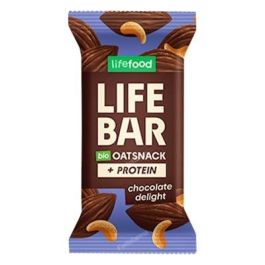 LIFE BAR Barrita Proteica de Avena con Chocolate 40g x 15 Unidades Sin Gluten Sin Lactosa Vegana Bio Precio: 33.5900004. SKU: B15NA6M2M8