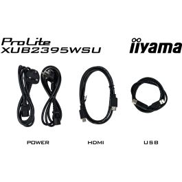 iiyama XUB2395WSU-B5 Monitor IPS 22.5" WUXGA (1920x1200) HDMI+DP, 4ms, Altavoces, Ajuste de Altura