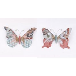 DKD Home Decor Figura Navidad Fantasia Azul Celeste Rosa Palo Poliester 3 x 21 x 31 cm (2 Unidades) Precio: 9.5106. SKU: B13DP5NPBK