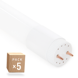 Pack 5 Tubo LED T8 18W 2.880Lm 6000ºK Vidrio 120Cm  Conexión 2 Extremos 40.000H Pack 5 Tubo LED T8 18W 2.880Lm 6000ºK Vidrio 120Cm  Conexión 2 Extremos 40.000H Precio: 19.89000057. SKU: B1A3QVKFKL