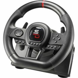 Subsonic SUB3701221702700 Volante de Carreras SUPERDRIVE SV650 con Pedales, Levas, Vibraciones, Multiplataforma