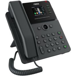 Fanvil V61W Teléfono IP Empresarial SIP PoE Gigabit Wi-Fi 6 USB Negro - 4 Líneas y Pantalla LCD 2.4"