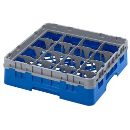 CAMBRO - 16S318-168 - Cesta de lavado 16 comp. 1 altura - 10,9 cm Ø máx. - alt. máx. 9,4 cm - 50 x 50 x 14,3 cm - Azul Precio: 44.89000054. SKU: B1BDD5SXKD