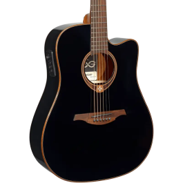 LAG Guitarra Acústica Dreadnought Cutaway Tramontane 118 A/E Electroacústica Negra Brillante Precio: 582.960576. SKU: B179LWZF5H