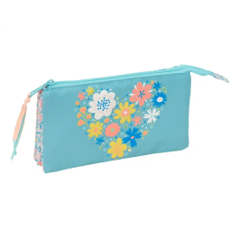 Safta Estuche Portatodo Triple Reciclado Moos Fiori 120x220x30 mm Precio: 11.0594. SKU: B1HH5MYR6C