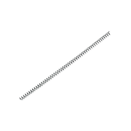 Yosan Espiral Metálico Negro Paso 64 5:1 6mm Calibre 1,00mm Dimensiones 95x360x160 mm