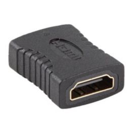 Lanberg Adaptador HDMI 2.0 4K UHD Hembra-Hembra, Contactos Chapados en Oro, 18 Gbit/s, Extensor Plug & Play Negro