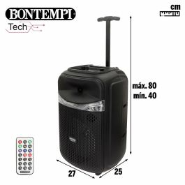 Altavoz con Micrófono Karaoke Bontempi Plástico 27 x 40 x 25 cm (2 Unidades)