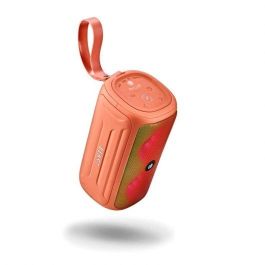 NGS Altavoz Bluetooth Roller Beast 32W Resistente al Agua IPX5, True Wireless Stereo, USB/TF/AUX, Radio FM, 7 Modos de Luces