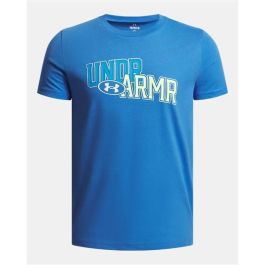Camiseta de Manga Corta Infantil Under Armour Overlay Wm Ss Azul M