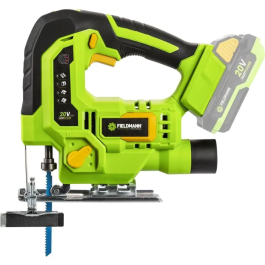 Fieldmann Sierra de calar inalámbrica 20 V 4 ángulos de corte