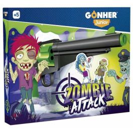 Gonher Pistola de Juguete Zoombie Shooting con 24 Balas Blandas, Dimensiones 40x33x4.5 cm, Recomendada para Niños a partir de 5 Años (Sin Pilas) Precio: 9.5900002. SKU: S2425979