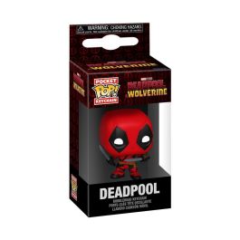FUNKO Llavero Pocket POP Marvel Deadpool & Wolverine Deadpool