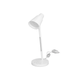 Q-connect Lámpara Escritorio LED 6W 360lm Táctil 3 Niveles Luz Nocturna Cabeza Orientable Blanco Precio: 32.58999964. SKU: B1J9Y96KP8