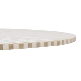 Mesa auxiliar Blanco Dorado 91,4 x 91,4 x 74 cm