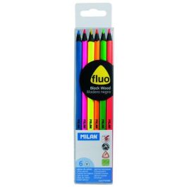 Milan Lápices De Colores Fluo Triangulares C-Surtidos Estuche 6 Ud Precio: 1.98999988. SKU: B1EMVJNZEA