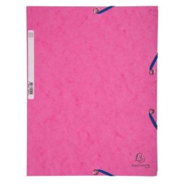 Carpeta De Gomas Y Solapas Exacompta Autentica Cartulina Lustrada A4 Con Etiqueta Rosa Precio: 1.9929305. SKU: B12AHR3CCZ