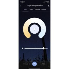 Konyks 2 Bombillas LED Antalya Easy E14 Wi-Fi Bluetooth 5W 350 Lúmenes RGB + Blanco Ajustable Compatible Alexa Google Home