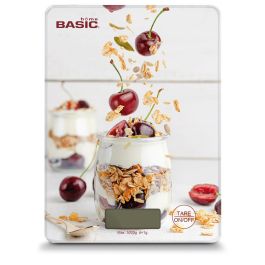Basic Home Báscula de Cocina Digital 5 kg Cuadrada Decorativa Basic 15,3 x 20,3 x 1,6 cm (8 Unidades)