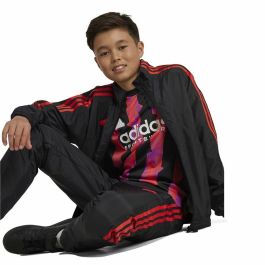 Sudadera sin Capucha Adidas Tiro Woven Tracktop Negro