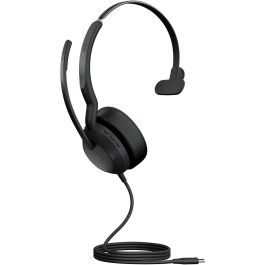 Jabra Evolve2 50 USB-C UC Mono Auriculares Oficina/Centro de llamadas Diadema Negro