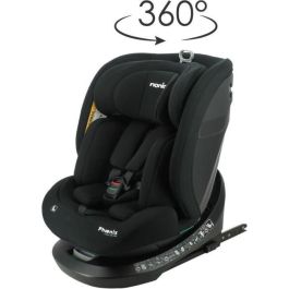Nania NAN3760425910250 Silla de coche Isofix I-Size Giratoria Reclinable Grupo 0/1/2/3 con Reductora Negra