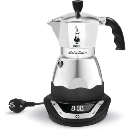 Bialetti Cafetera Italiana Eléctrica Moka Timer 3 Tazas 120 ml Acero Inoxidable BIA8006363009980 Precio: 118.58999944. SKU: B1BDQWW9PX
