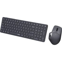 RAPOO 9760M Combo Teclado y Ratón Inalámbrico Ultrafino Gris Oscuro