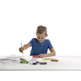 Ses Creative Kit para Moldear y Pintar Coches de Yeso que Ruedan - Incluye Moldes, Ruedas, Pinturas y Pegatinas