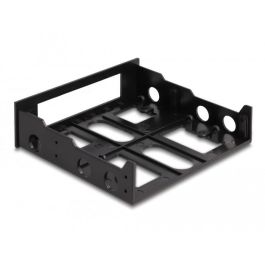DeLOCK Front Einbaurahmen 3.5" a 5.25" Plástico Negro