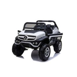 Coche mercedes unimog white bateria 12v 128 x 86 x 84cm runruntoys Coche mercedes unimog white bateria 12v 128 x 86 x 84cm runruntoys
