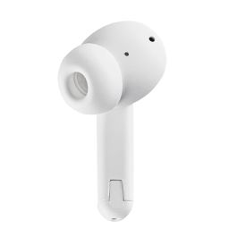 Intenso Auriculares Bluetooth Buds T300A TWS con ANC Blanco, Conexión Inalámbrica V5.3 y 35 Horas de Batería